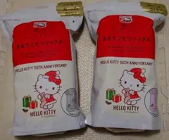 靴下サプリ　まるでこたつソックス　ハローキティ 50周年記念　ピンク　2個セット