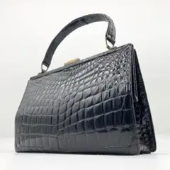 《定価100万》 COMTESSE コンテス クロコダイル ハンドバッグ レザー