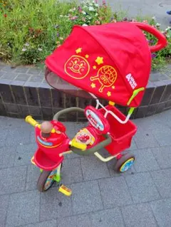 アンパンマン 写真のものです　デラックス2 三輪車 レッド　直接取引のみ※