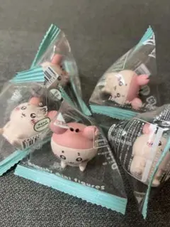 新品マスコット5点セット5個ちいかわインテリアミニフィギュアカニちゃん古本屋