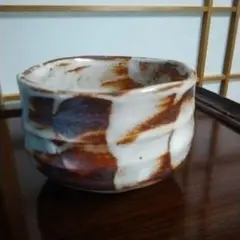 志野焼抹茶碗
