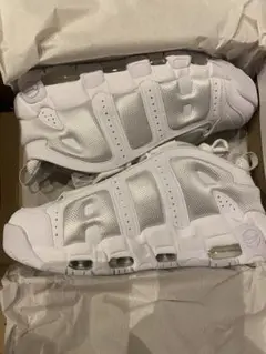 Nike Air More Uptempo ホワイト/シルバー