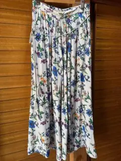 ROSE BUD　ローズバッド　フラワープリントマキシパンツ　総柄　花柄