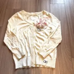 ギリーヒックス　白カーディガン