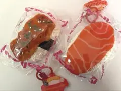 Mellojoy スクイーズ メロジョイ 和食シリーズ サーモン うなぎ 2点