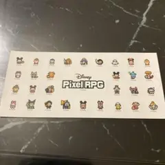 ディズニー Pixel RPG ステッカーセット　入場者特典