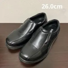 ROEBUCKS やわらかカジュアルシューズ ブラック 26cm 軽量幅広低反発