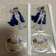 ダイヤのA 御幸一也　倉持洋一　プリンセスカフェ　バースデー　アクリルスタンド