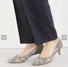 ルタロン LE TALON 花柄 ハーバルシシュウパンプス