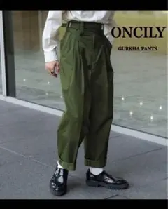 ONCILY グルカパンツ　GURKHA CHINO PANTS ユニセックス
