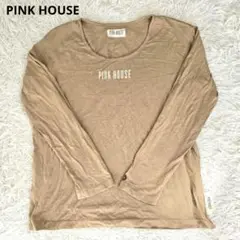 PINK HOUSE ピンクハウス　長袖カットソー　ベージュ　L