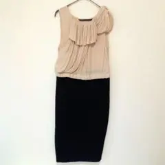 即購入大歓迎☆ ZARA BASIC フリル ノースリーブ ワンピース