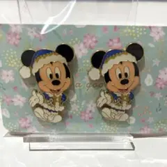 ディズニーランド　ピンバッジ　ミッキー✖️2