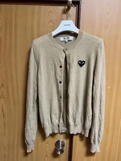 PLAY COMME des GARCONS カーディガン ベージュ
