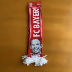 FCバイエルン 応援スカーフ 赤　ロッベン