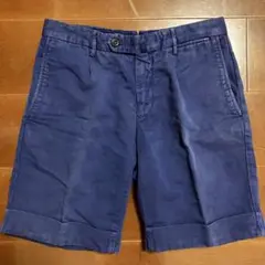 インコテックス CHINOLINO ネイビーショートパンツ