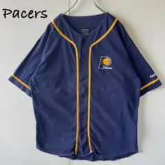 NBA Pacers ペイサーズ ベースボールシャツ ゲームシャツ