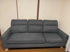 【福岡県北九州市内限定】3人掛けソファ（スツール付）【短期間出品】値下げ可能