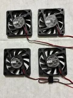 QISU (旗速) ブラシレスDCファン DC5V 4個