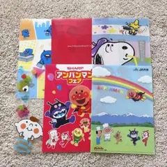 ◎まとめうり◎キャラクター　クリアファイル　非売品　アンパンマン　スヌーピー
