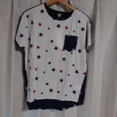 星柄 半袖Tシャツ