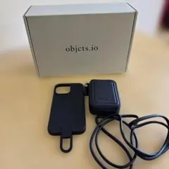 objcts .io レザーケーススマホショルダー iPhone14pro