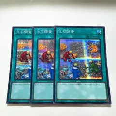 遊戯王 化石調査 シークレット 3枚