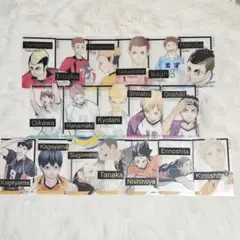 ハイキュー!! ファンパーク 箔押しクリアカード セット