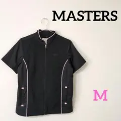 MASTERS　マスターズ　レディース　ゴルフ　半袖　ジャケット　黒　M