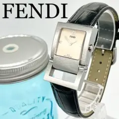 372 FENDI フェンディ レディース腕時計 スクエア 新品ベルト 人気