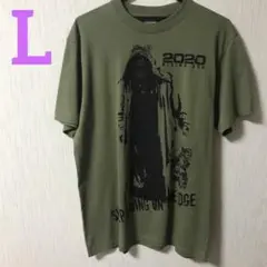 Tシャツ　カーキ　Lサイズ