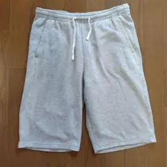 無印良品 再生コットン入り 裏毛ショートパンツ 紳士M グレー 灰色
