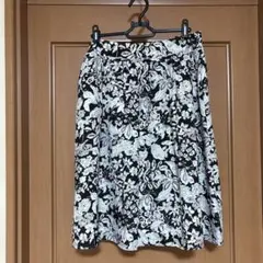 【NEWYORKER 】13号 花柄プリント フレアスカート 大きいサイズ