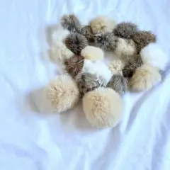 リアルファー マフラー 毛皮 ティペット ブラウン グラデーション 秋冬小物