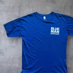 【古着】BLUE MAN GROUP Tシャツ Lサイズ 青