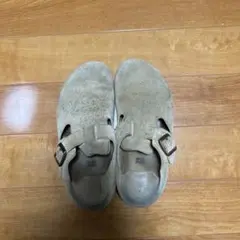 BIRKENSTOCK ベージュ スエード サンダル