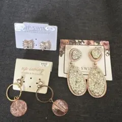 ピアス 3ペアセット