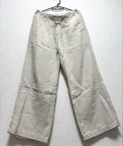 無印良品　リネンパンツ Mサイズ　ナチュラル　麻100%