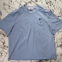 アミパリス　Ami Paris Tシャツ　レディース　水色　ブルー ブルー（青）系 AMI PARIS(アミ パリス) Tシャツ・カットソー