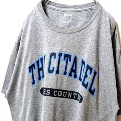 ラッセルアスレティック シタデルクロスカントリー Tシャツ グレー灰色 古着