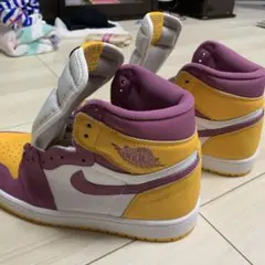 NIKE エアジョーダン1 ブラザーフッド ハイカットスニーカー　27.5cm