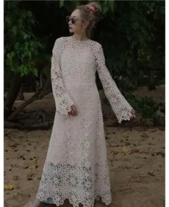 ワンピース ameri medi flower saint lace dress TALL MEDI FLOWER SAINT LACE DRESS（ドレス）｜Ameri（アメリ）の
