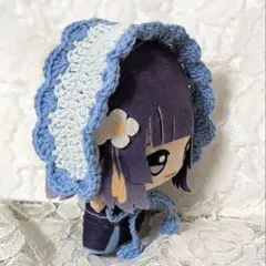 〈水色〉ぬい服　ヘッドドレス　ちびぐるみ　にじぬい　おまんじゅう