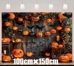 ハロウィン　かぼちゃ　コウモリ　布　背景　撮影　フォトブース　トリミング　秋　犬