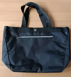 SALON 黒 ナイロン トートバッグ