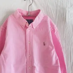 【USED 古着】Ralph Lauren ネオンカラーボタンダウンシャツ