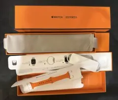 【HERMES】Apple Watch オレンジ　バンド　充電器