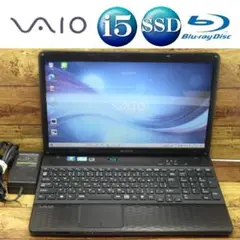 VAIO シックなブラック Blu-ray 設定済みすぐ使えます