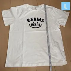 BEAMS HEART スマイルロゴTシャツ