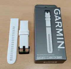ガーミン　QuickFit 交換用バンド 22mm Whiteシリコン 純正